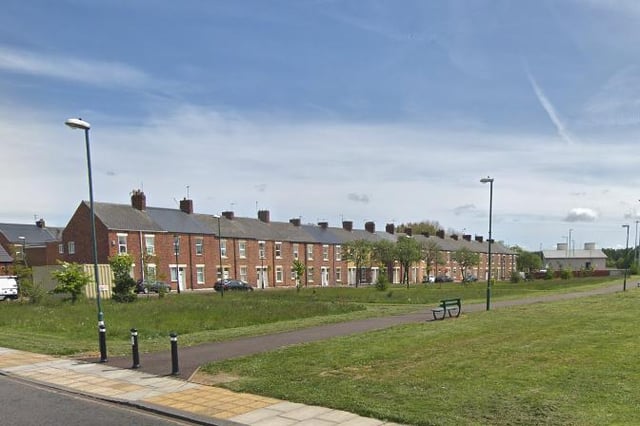 The incident happened in Stothard Street, Jarrow