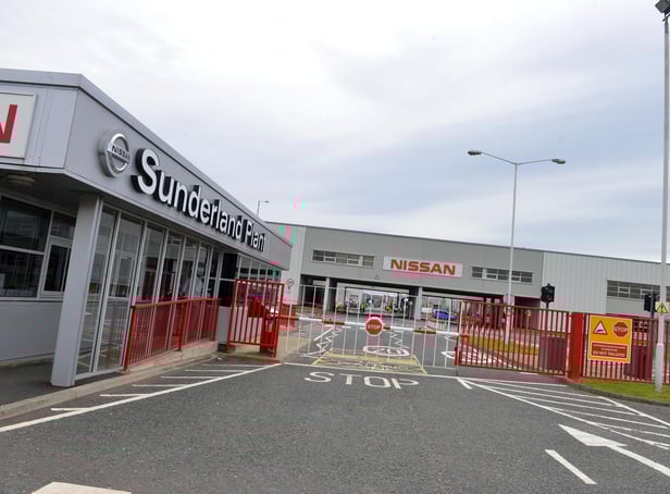 The trial is taking place on the test track at Sunderland's Nissan plant.