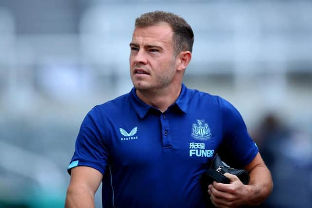 Ryan Fraser of Newcastle United arrives at the stadium prior to the Premier League match between Newcastle United and Crystal Palace at St. James Park on September 03, 2022 in Newcastle upon Tyne, England. (Photo by Jan Kruger/Getty Images)