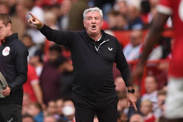 Steve Bruce at Old Trafford.