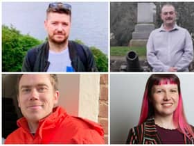 (L to R) TOP: Carl Duncan, Brian Goodman BOTTOM: Shane Smith, Briony Sommers