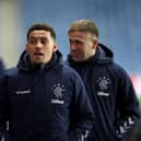 GLASGOW, SCOTLAND - FEBRUARY 20: James Tavernier of Rangers FC arrives prior to  the UEFA Europa League round of 32 first leg match between Rangers FC and Sporting Braga at Ibrox Stadium on February 20, 2020 in Glasgow, United Kingdom. (Photo by Ian MacNicol/Getty Images)