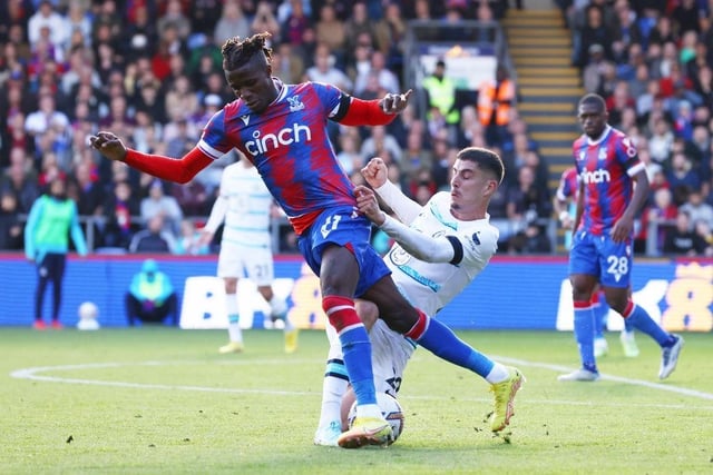 Highest paid: Wilfred Zaha	(£130,000.00)
Decrease: -13.53%