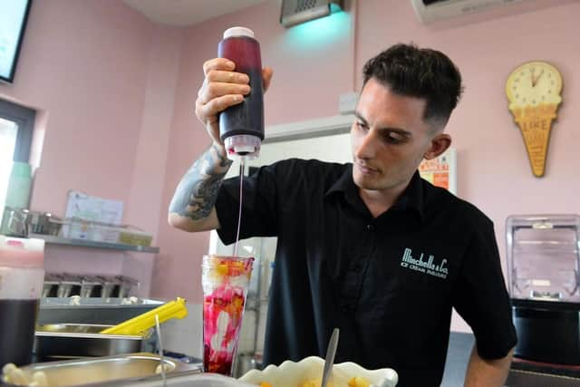 Family-owned ice cream parlour Minchellas has provided the people of South Shields with delicious ice cream for many years.