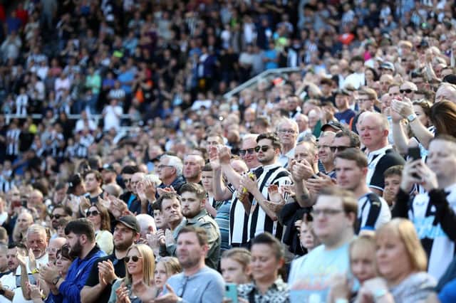 Newcastle United fans. (Photo by George Wood/Getty Images)