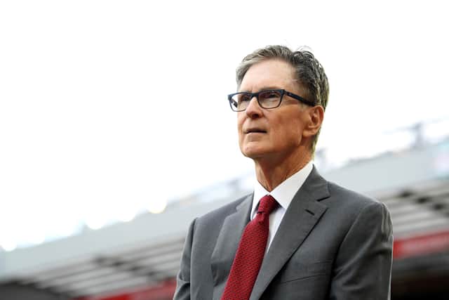 LIVERPOOL, ENGLAND - AUGUST 09: John W. Henry, owner of Liverpool ahead of the Premier League match between Liverpool FC and Norwich City at Anfield on August 09, 2019 in Liverpool, United Kingdom. (Photo by Michael Regan/Getty Images)