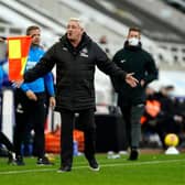 Steve Bruce, Manager of Newcastle United. (Photo by Owen Humphreys - Pool/Getty Images)