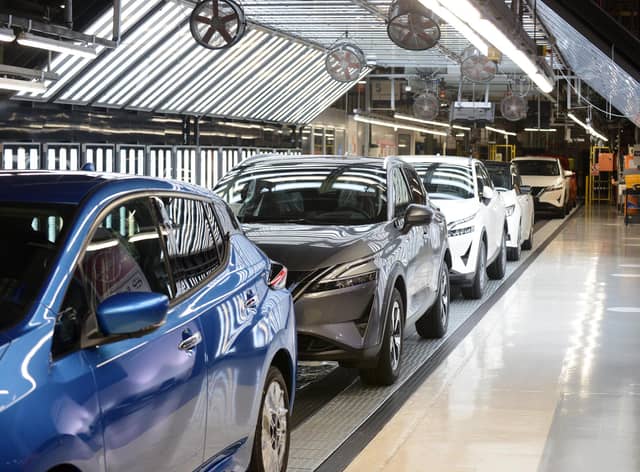 Inside Sunderland's Nissan plant on July 1 this year as a press conference was held to unveil the firm's new Envision-AESC battery plant.