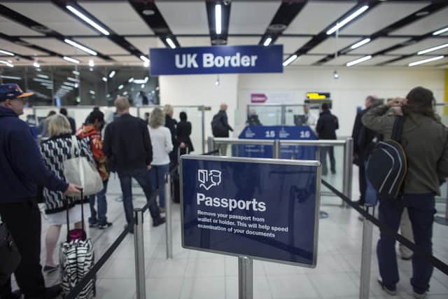 Workers in the Border Force at Gatwick Airport, the Port of Newhaven and several other airports across the UK will go on strike for eight days over Christmas in a row over pay, the Public and Commercial Services union has announced. Picture by Oli Scarff/Getty Images