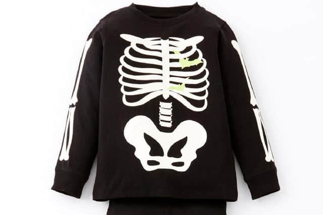 Kids halloween skeleton pyjamas
