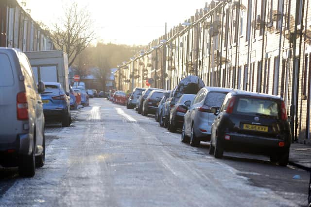 Snowfall in Boldon.