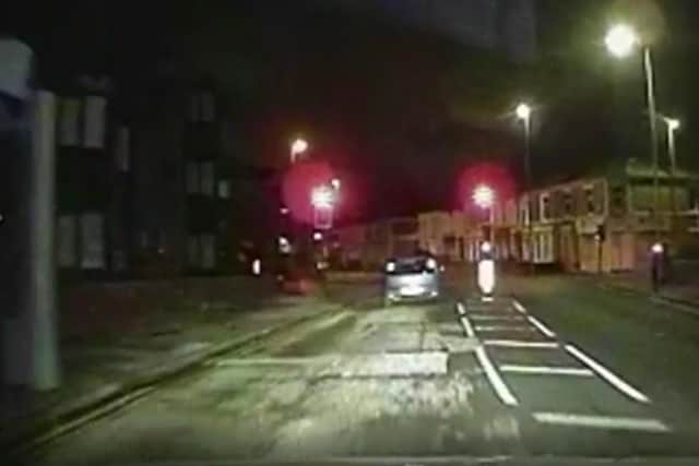 Picture from footage taken during the pursuit.