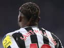 Newcastle United winger Allan Saint-Maximin.