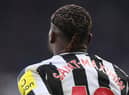 Newcastle United winger Allan Saint-Maximin.