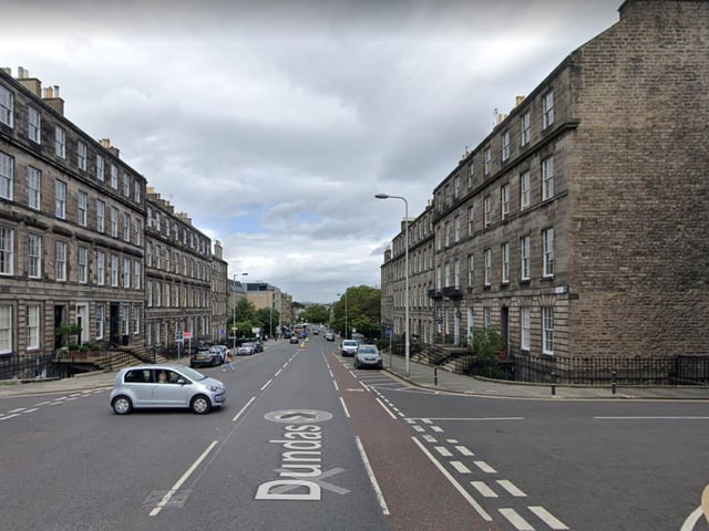 Four-way temporary traffic lights at Green King Street for footway paying works and pedestrian crossing upgrade.