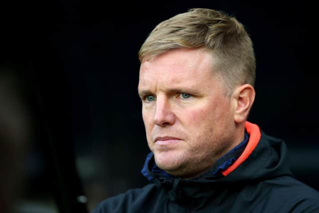 Eddie Howe will face the media for the first time as Newcastle United head coach.  (Photo by Alex Livesey/Getty Images)