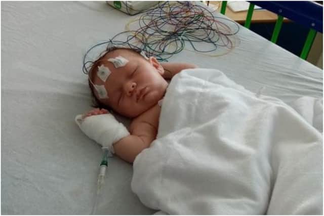 The condition affects Jasmine Blackburn's brain and causes her to have seizures.
