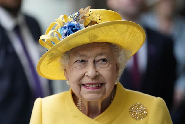 Queen Elizabeth II at Paddington station in London, to mark the completion of London's Crossrail project. Picture date: Tuesday May 17, 2022.