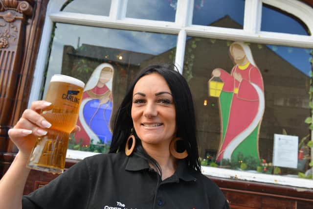 The New Cyprus Hotel owner Sinia Jazwi says the pub is keeping its Christmas decorations up until the New Year.