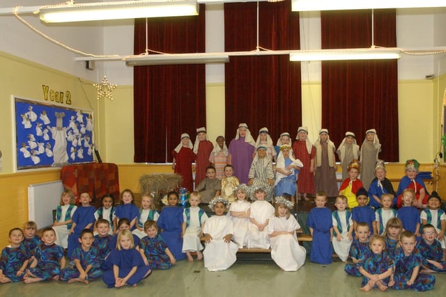 The Years 1 and 2 Nativity from 17 years ago. What a wonderful line-up.