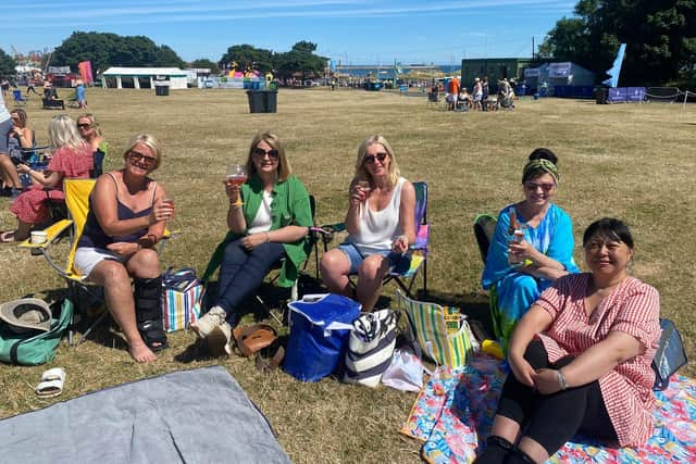 From left to right Judith Thompson, Tracy Pickering, Kathryn Rutherford, Julie Potts and Mandy Ng.