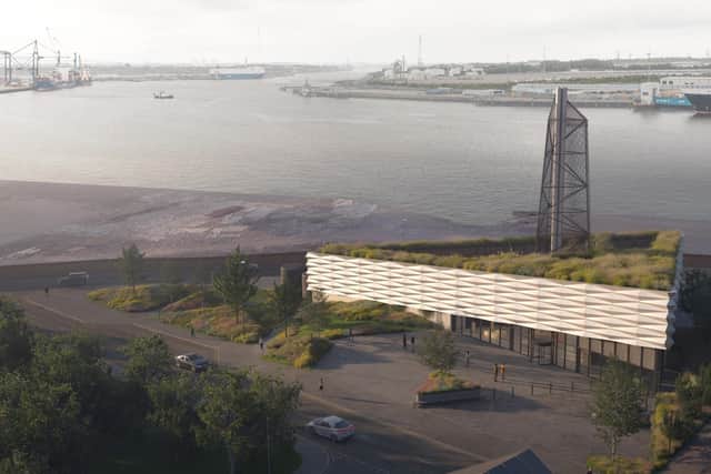 Images released by South Tyneside Council showing how the Northern Renewable Energy Centre of Excellence (NRECE) could look.