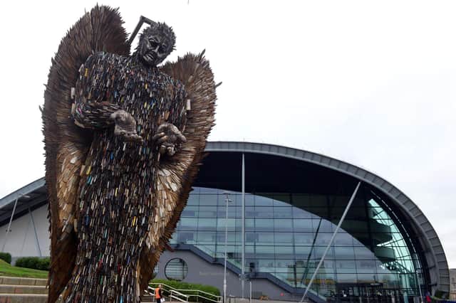 After a month impactful workshops raising awareness and intervention the Knife Angel departs.