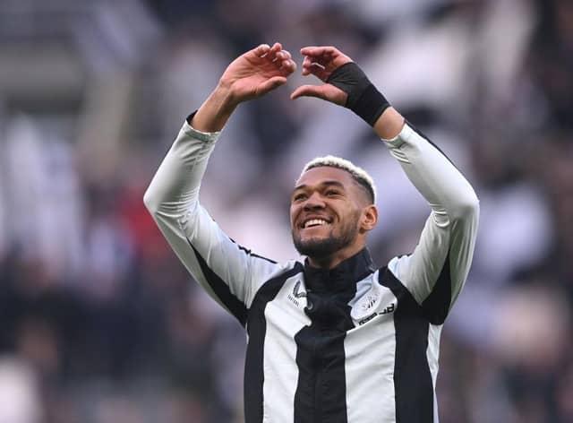 Callum Wilson believes Joelinton's transformation as a midfielder will act as a 'turning point for him' (Photo by Stu Forster/Getty Images)