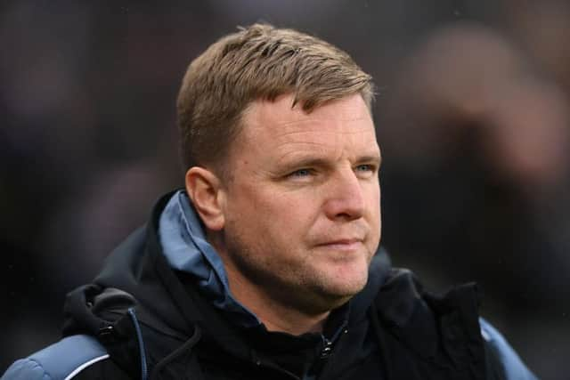 Newcastle United head coach Eddie Howe.