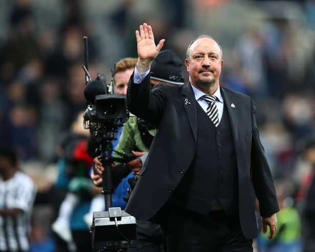 Former Liverpool, Newcastle, Chelsea and Valencia head coach Rafael Benitez.