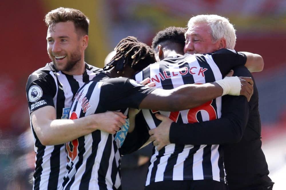 This is how Newcastle United could line-up next season - if the rumours are true. (Photo by DAVID KLEIN/POOL/AFP via Getty Images)