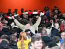 Sunderland fans away at Arsenal in the Carabao Cup (Picture by FRANK REID)