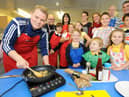 Pupils and parents from Bede Burn Primary School, Jarrow, worked with Sunderland AFC Foundation of Light's John Newton, left, during a ten week healthy eating course in 2014. Does this bring back happy memories?