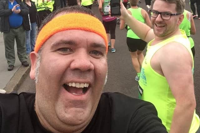 A flashback to Wayne's Great North Run days.