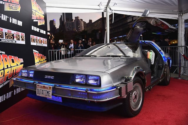 One of the most iconic film cars ever - the DeLorean DMC-12 turned into a time machine by Back to the Future's Doc Brown. Great to look at but just wait until it hits 88mph