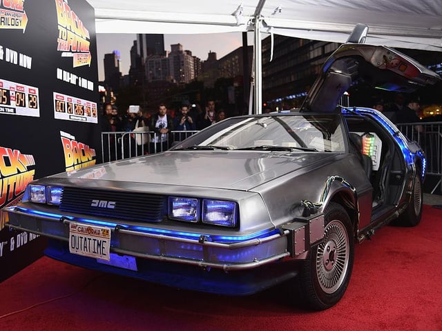One of the most iconic film cars ever - the DeLorean DMC-12 turned into a time machine by Back to the Future's Doc Brown. Great to look at but just wait until it hits 88mph