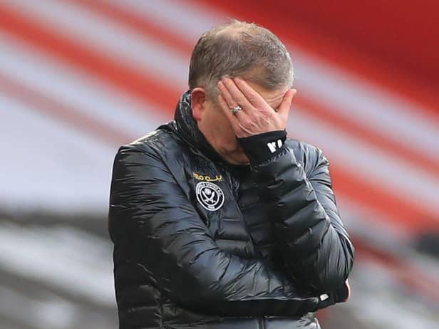 Chris Wilder is set to leave Sheffield United, according to reports. (Photo by MIKE EGERTON/POOL/AFP via Getty Images)