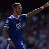 Brendan Rodgers has revealed James Maddison is in talks over a new deal at Leicester City  (Photo by Julian Finney/Getty Images)