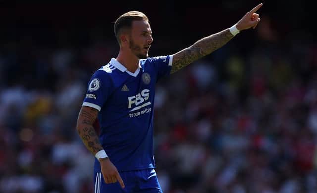 Brendan Rodgers has revealed James Maddison is in talks over a new deal at Leicester City (Photo by Julian Finney/Getty Images)