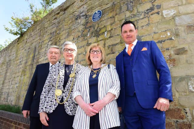 From left: Sanford Goudie, former owner of the nightclub, The Mayor of South Shields Cllr Pat Hay, Mayoress Jean Kopp and Colin Reah.