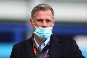 Television pundit and former footballer Jamie Carragher.