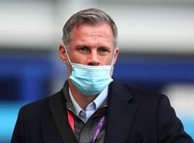 Television pundit and former footballer Jamie Carragher.