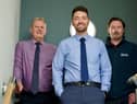 New faces at Castle Building Services, from left, Richard Learmouth, Neil Hutchinson and Mark Jenkins.