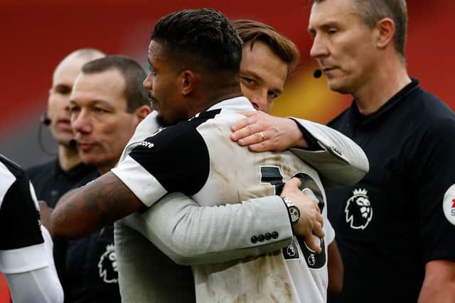 Southampton midfielder Mario Lemina, linked with Newcastle United, spent last season on loan at Fulham. (Photo by PHIL NOBLE/POOL/AFP via Getty Images)