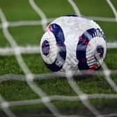 Premier League match ball. (Photo by Laurence Griffiths/Getty Images)