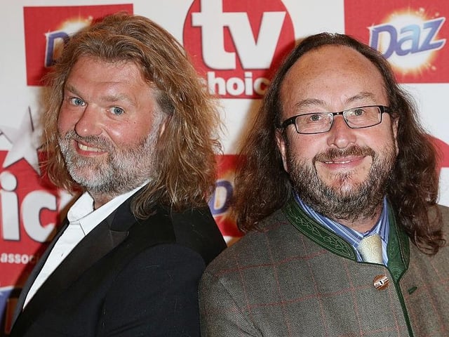 Si King, left, has to be a shoe-in for the Strictly dancefloor. He's pictured here with Hairy Bikers partner Dave Myers, who took part in the show and danced with Karen Hauer in 2013.