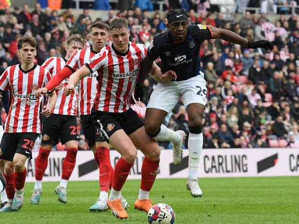 Dan Ballard  Sunderland 1-1 Luton Town EFL Championship Stadium of Light 18-93-23 17-03-23. Picture by FRANK REID. Picture by FRANK REID