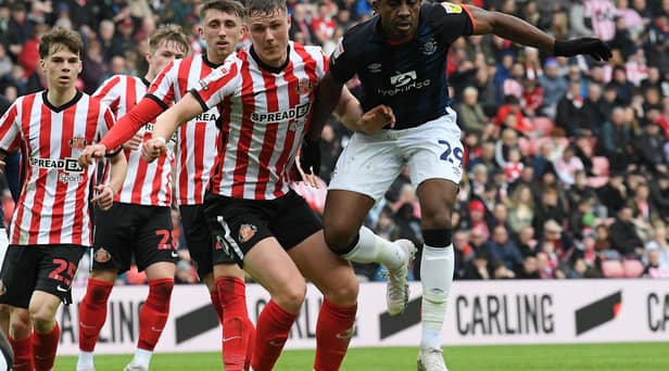 Dan Ballard  Sunderland 1-1 Luton Town EFL Championship Stadium of Light 18-93-23 17-03-23. Picture by FRANK REID. Picture by FRANK REID
