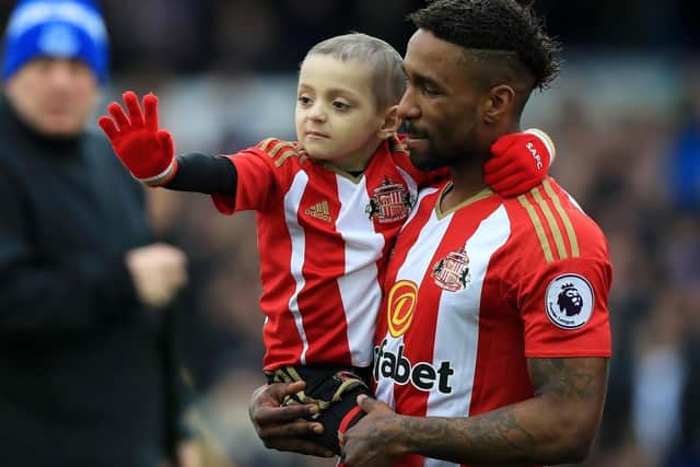 Jermain Defoe was a big support to his 'best friend' Bradley Lowery.
