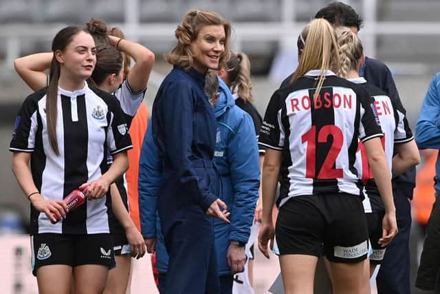 Newcastle United co-owner Amanda Staveley after the game.